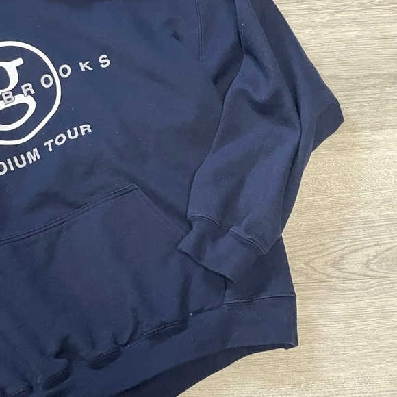 Garth Brooks Hoodie XL - Stadium Tour Edition (can be unisex) Navy Blue - Picture 4 of 6